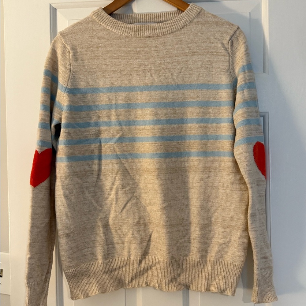 THML Small heart elbow sweater